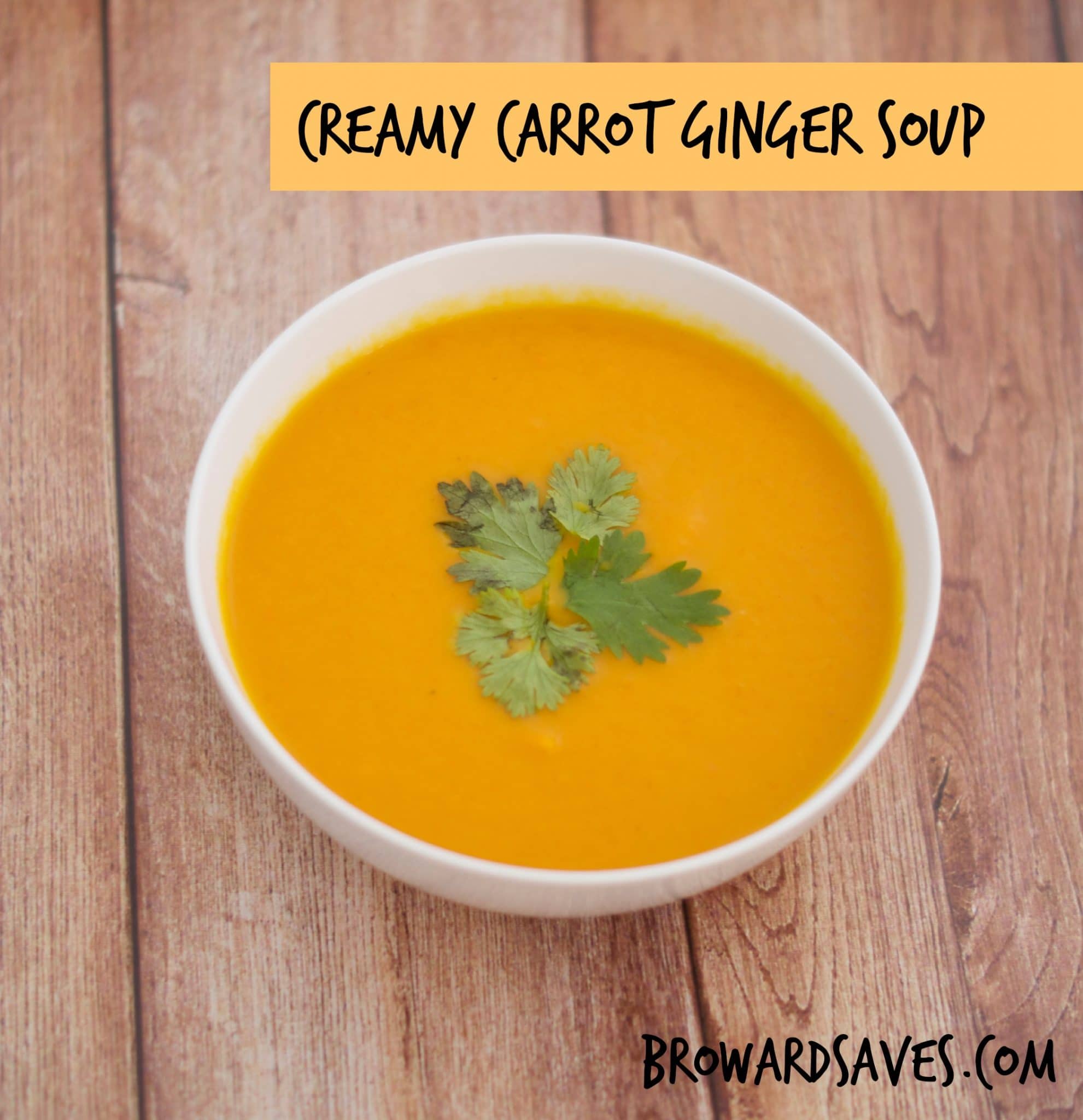 Carrot Ginger Soup - Flavor the Moments