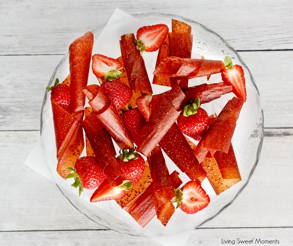 Strawberry Fruit Roll ups recipe cover
