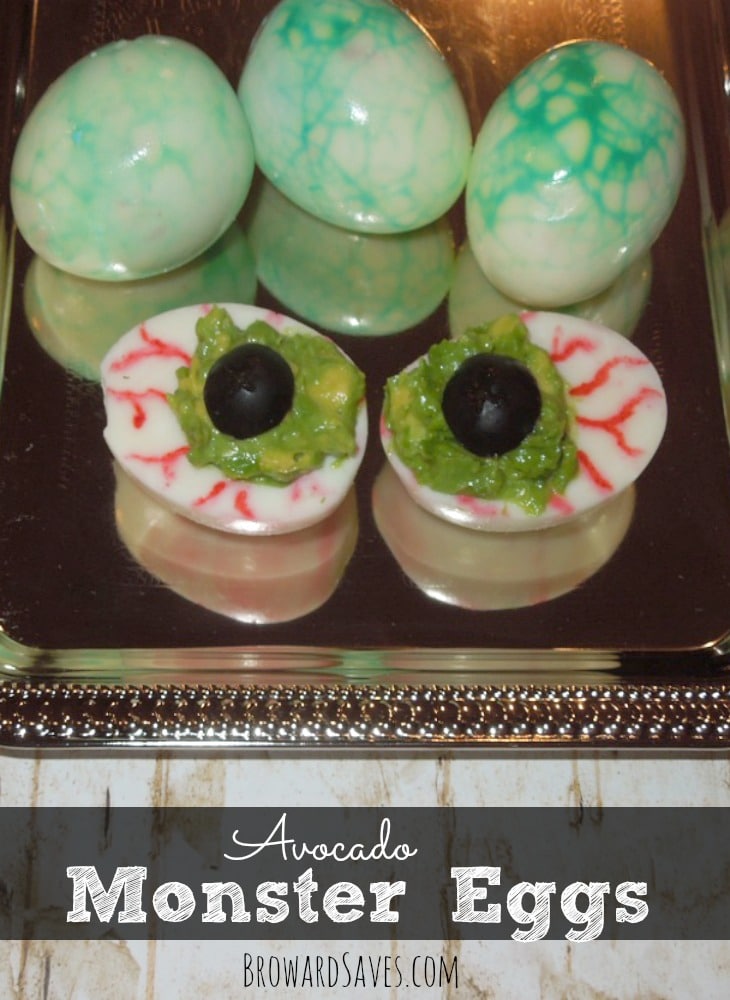 Halloween Treat: Avocado Monster Egg Recipe