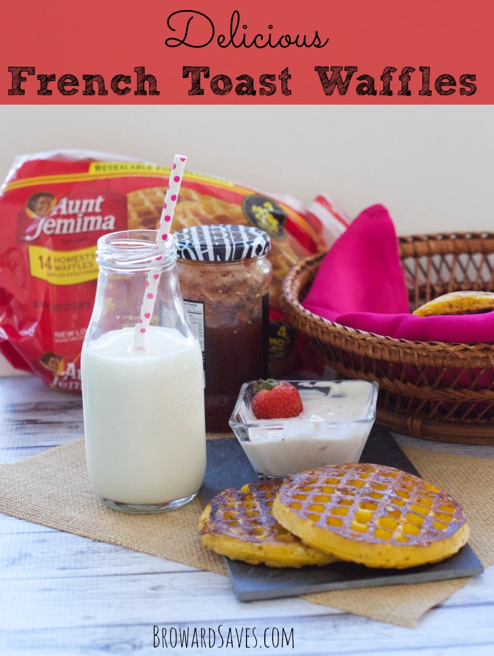 French Toast Frozen Waffles Recipe Living Sweet Moments