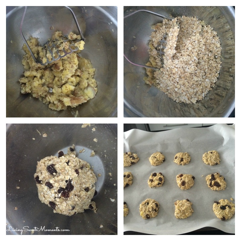 banana-oatmeal-cookies-recipe-in-process