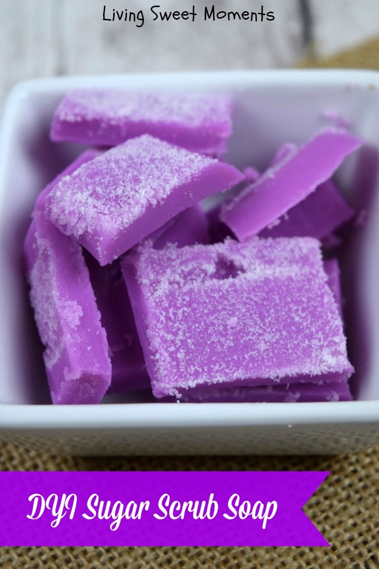 Homemade Sugar Scrub Soap Cubes