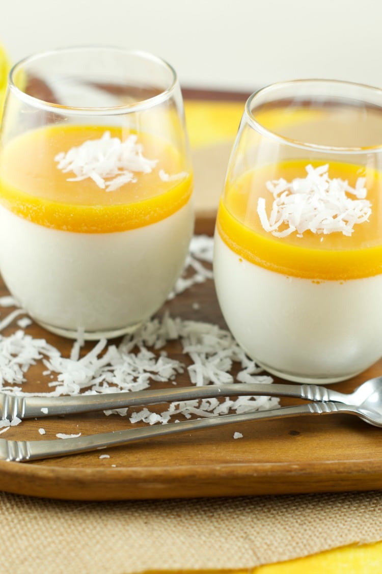 Coconut Panna Cotta With Mango Gelee Living Sweet Moments