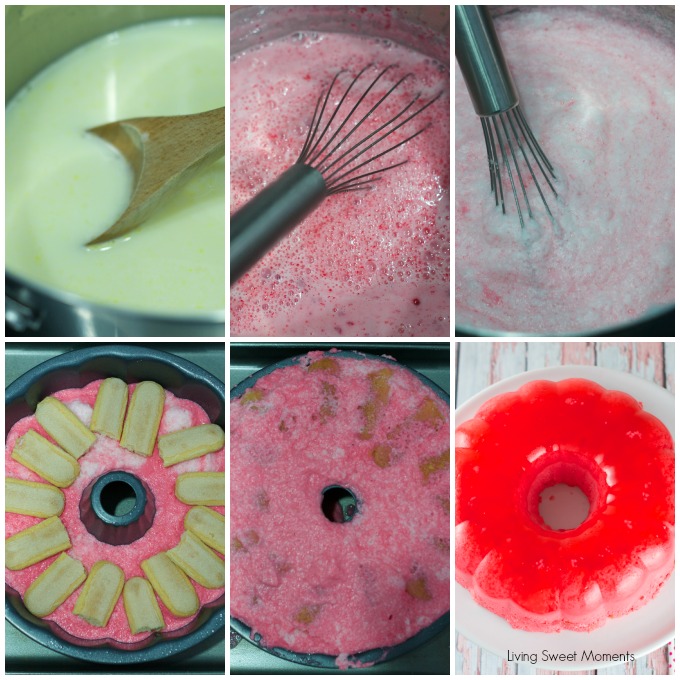 Magic Strawberry Jell0 Cake - Only 5 ingredients. this easy no-bake summer cake magically creates 3 layers of flavors that your family will love. Super yum