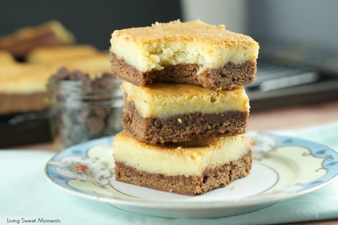 Tuxedo Brownies : Fudgy rich chocolate brownies are topped with a layer of soft white chocolate blondies. This yumy 2 layer brownie is a chocoholic's dream.