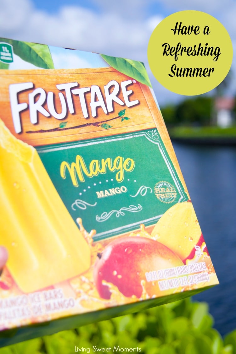 Enjoy The Summer With Fruttare Fruit Bars: beat the heat with fruit bars made with real fruit and top quality ingredients. Perfect for kids and adults alike
