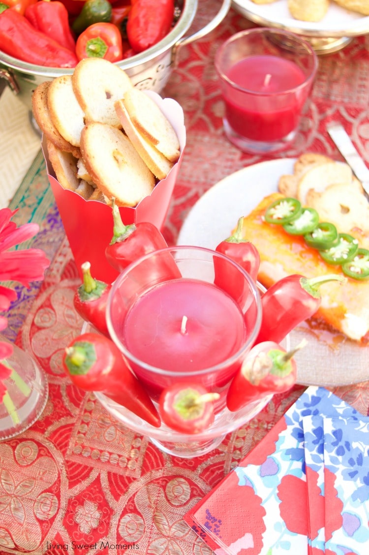 This Cream Cheese with Hot Red Pepper Jelly is easy to make and delicious. The perfect sweet and spicy appetizer to serve at any party of celebration.