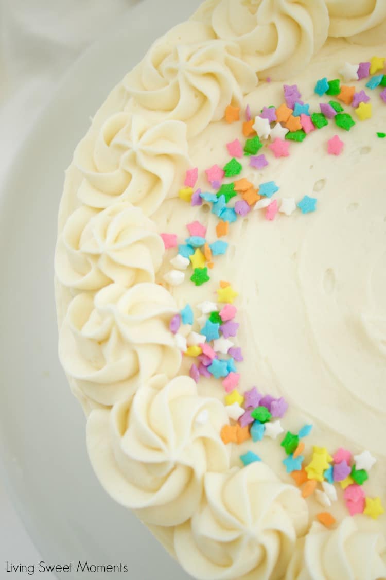 This amazing Birthday Cake Icing Recipe is easy to make and delicious! My favorite go-to vanilla buttercream that pairs perfectly with cakes and cupcakes. 