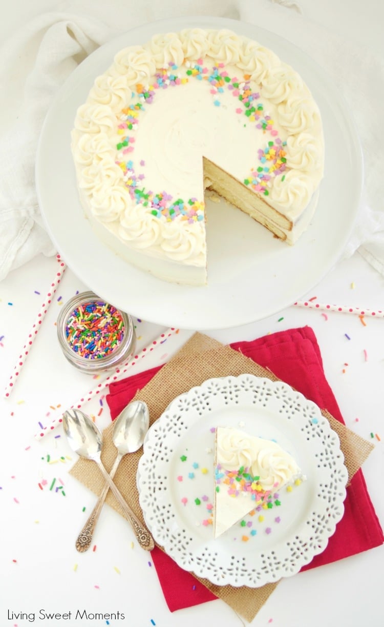 This amazing Birthday Cake Icing Recipe is easy to make and delicious! My favorite go-to vanilla buttercream that pairs perfectly with cakes and cupcakes. 