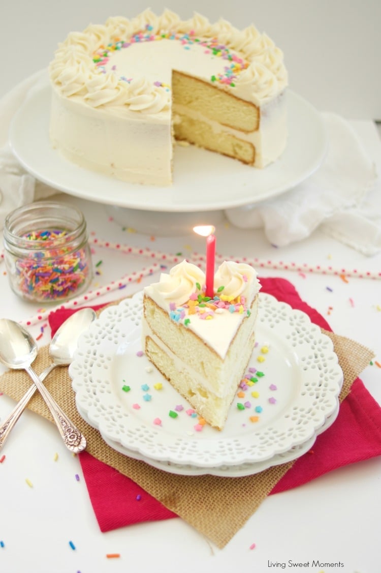 This amazing Birthday Cake Icing Recipe is easy to make and delicious! My favorite go-to vanilla buttercream that pairs perfectly with cakes and cupcakes. 