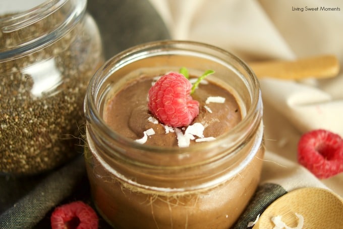 This decadent double Chocolate Chia Pudding recipe cooks overnight in your fridge. It's vegan, GF and so easy to make. Perfect for a quick breakfast idea.