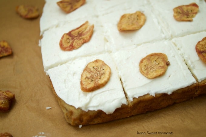 This Simple Banana Cake Recipe is delicious, moist, and easy to make. Served with brown butter frosting on top. Perfect for dessert, breakfast or coffee.