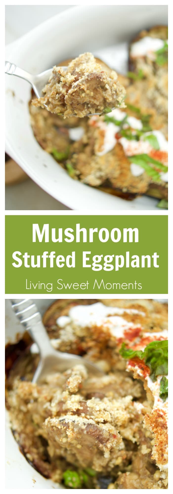 eggplant stuffed with mushrooms recipe cover