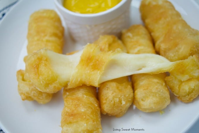 These delicious Venezuelan Tequeños (cheese sticks) are made with Gouda cheese and only require 3 ingredients. The perfect appetizer to any party or event.