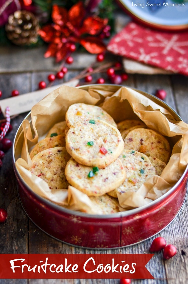 These irresistible Fruitcake Cookies will blow your mind with incredible flavor & soft texture. The perfect Christmas cookie recipe for exchanges & parties. 