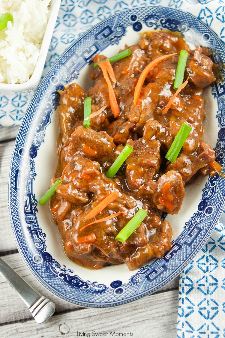 Gotta love instant pot Asian recipes! This instant pot Mongolian beef is made with flank steak & is ready in 20 minutes. Perfect for a quick weeknight meal