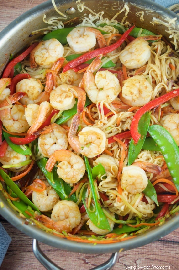 Deliciously Easy 15 Minute Shrimp Lo Mein Living Sweet Moments