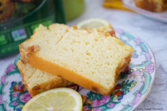 This moist and delicious light Lemon Loaf recipe has only 136 calories per slice and is diabetic friendly. Perfect for a reduced sugar dessert or brunch. 