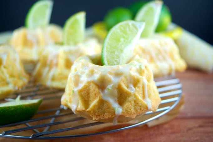 This irresistible Glazed Lime Cream Cheese Mini Bundt Cake recipe is super easy to make, delicious, and perfect for a cute Spring or Summer desserts. 6