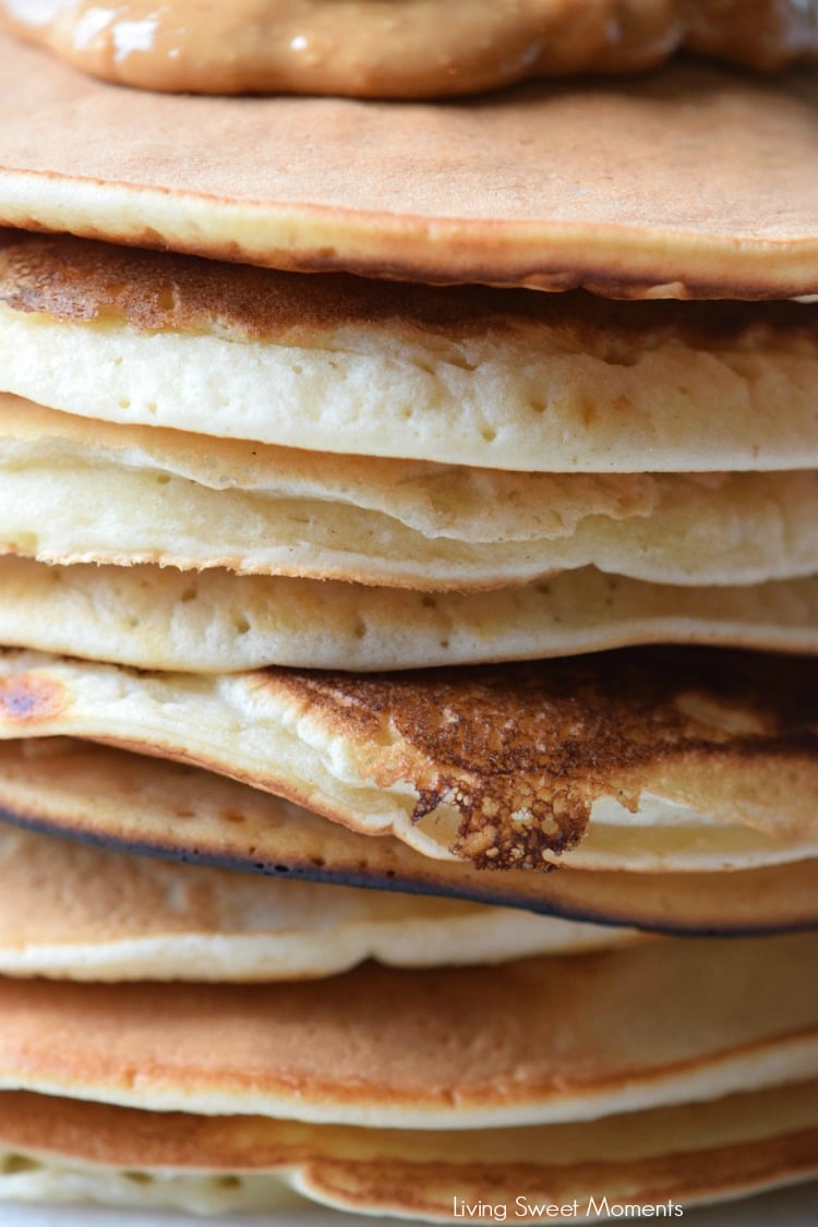 This homemade Peanut Butter Pancakes recipe is easy to make and delicious. Enjoy a wholesome breakfast with soft and fluffy pancakes that kids will love
