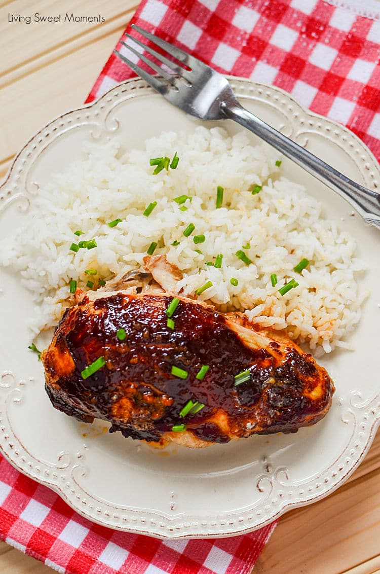 Looking for a quick weeknight dinner idea? This delicious Baked Soy Chicken Recipe has only 5 ingredients. Serve with rice or veggies on the side