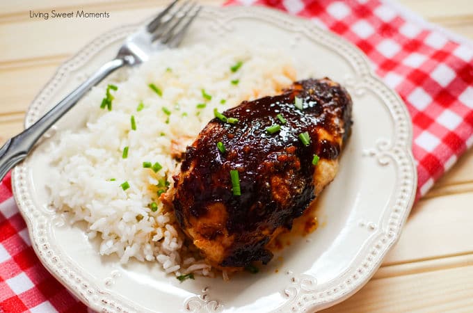 Looking for a quick weeknight dinner idea? This delicious Baked Soy Chicken Recipe has only 5 ingredients. Serve with rice or veggies on the side