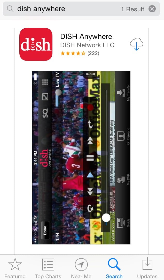Dish anywhere best sale app for android