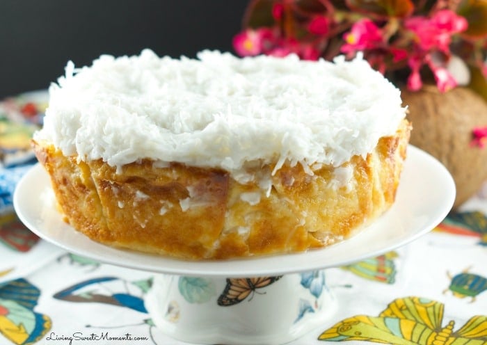 This Sinful Coconut Cake recipe is made in a slow cooker so it does not need any kind of babysitting at all. Perfect dessert for a busy celebration. Enjoy!