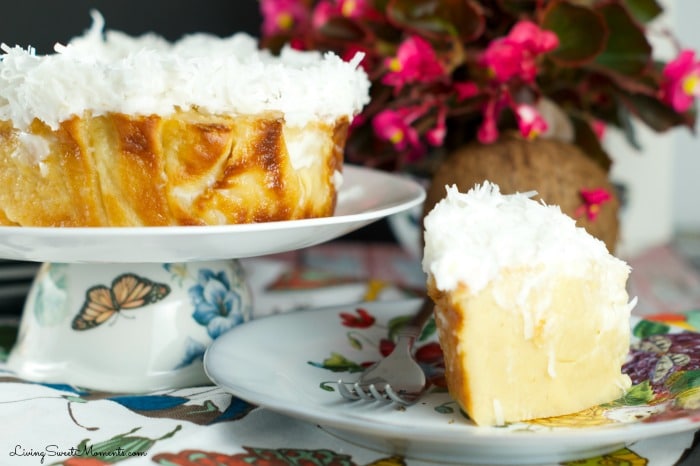 This Sinful Coconut Cake recipe is made in a slow cooker so it does not need any kind of babysitting at all. Perfect dessert for a busy celebration. Enjoy!