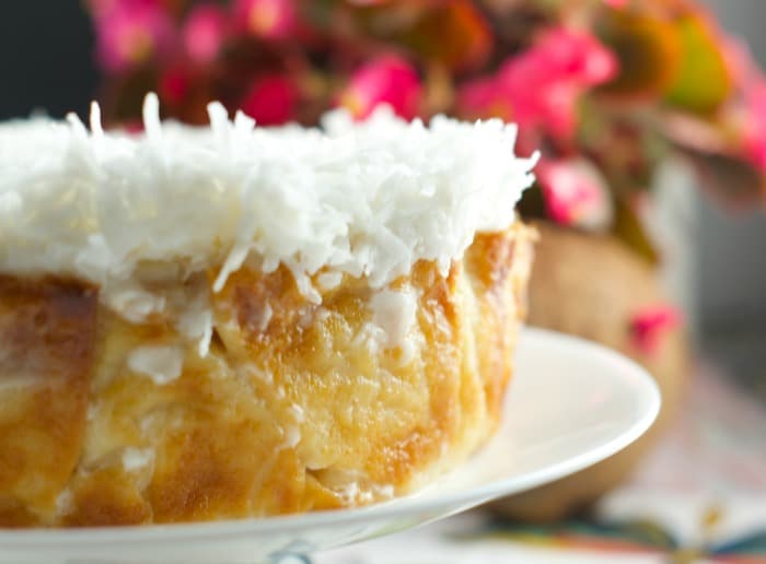 This Sinful Coconut Cake recipe is made in a slow cooker so it does not need any kind of babysitting at all. Perfect dessert for a busy celebration. Enjoy!