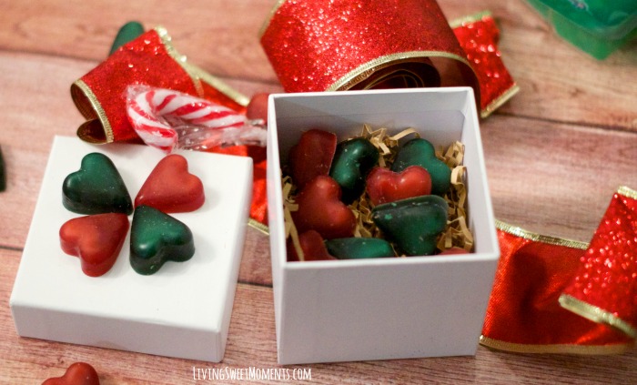 The cute DIY Wax Melts Hearts are the perfect gift for the holidays. Inexpensive, easy to make and will make your home smell delightful.