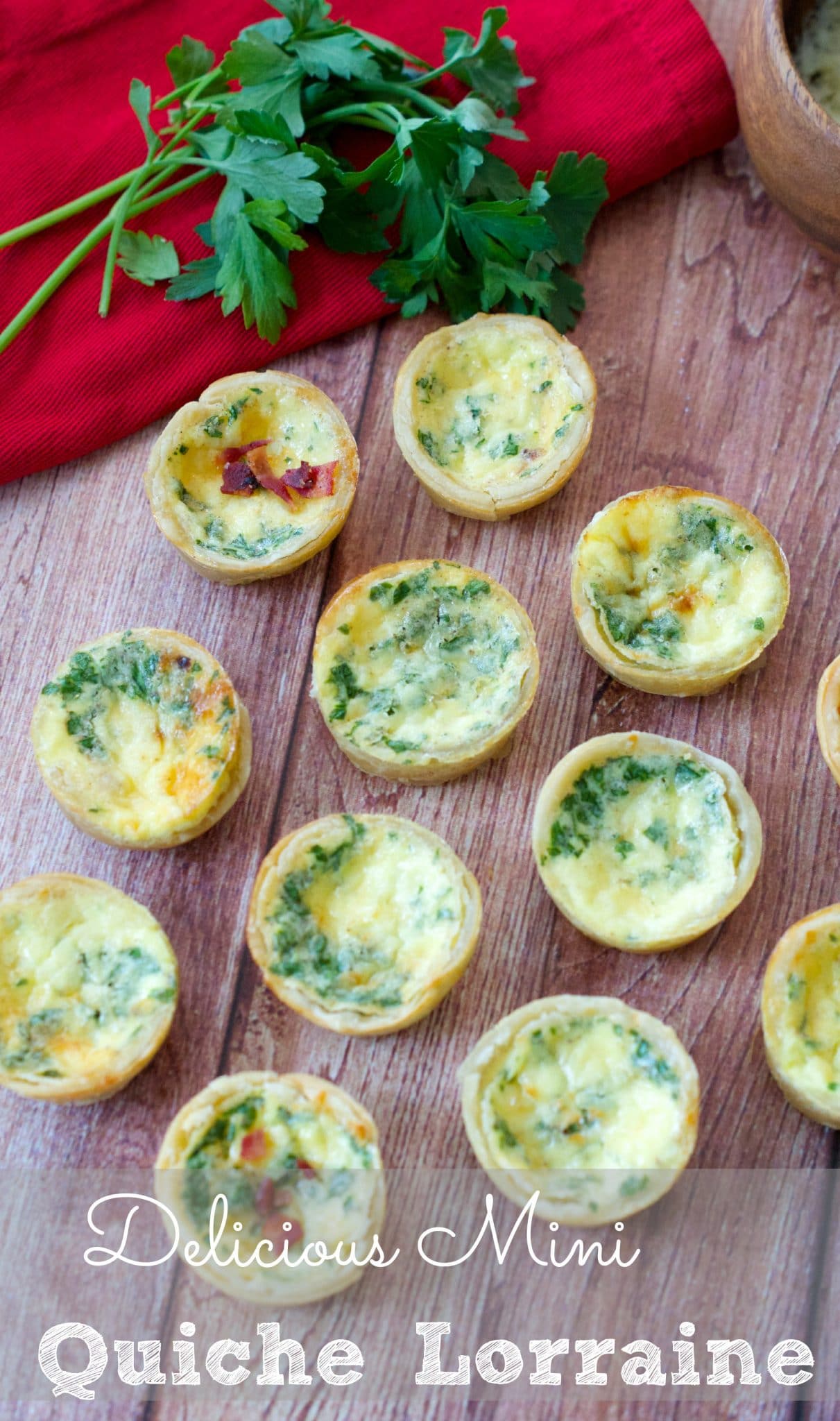 This delicious Mini Quiche Lorraine Recipe tastes just like the ones in Paris and is easy to make. The perfect appetizer for parties and celebrations.