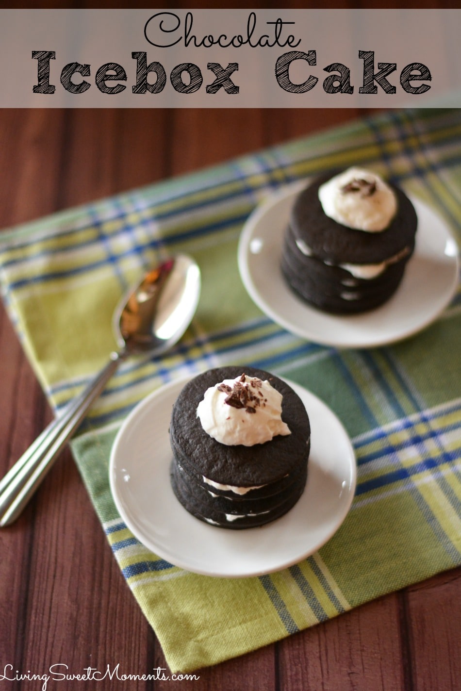 This delicious and easy to make Chocolate Icebox Cake Recipe is elegant and definitely a crowd pleaser. You can customize it any way you would like to create different flavors. 