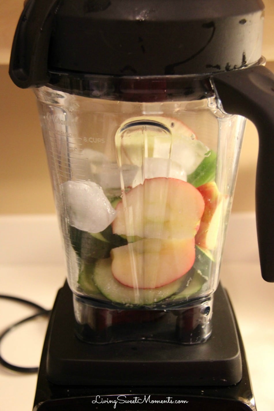 Cucumber-Celery-Ginger-smoothie-in-process