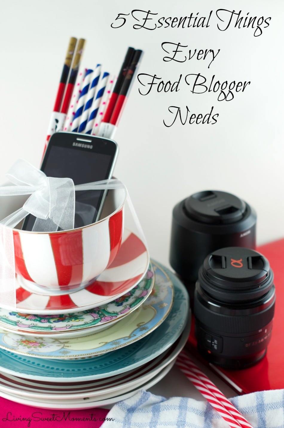 5 Essential Things Every Food Blogger Needs (Video Tutorial) - Becoming a food blogger requires much more than delicious food. Here's a video and a list of other items that are recommended in order to become a better blogger and run a successful post.  