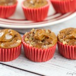 Banana Caramel Muffins - Gluten free muffins made in the blender! Just 5 ingredients are needed to make the moistest and most delicious muffins you will ever try.