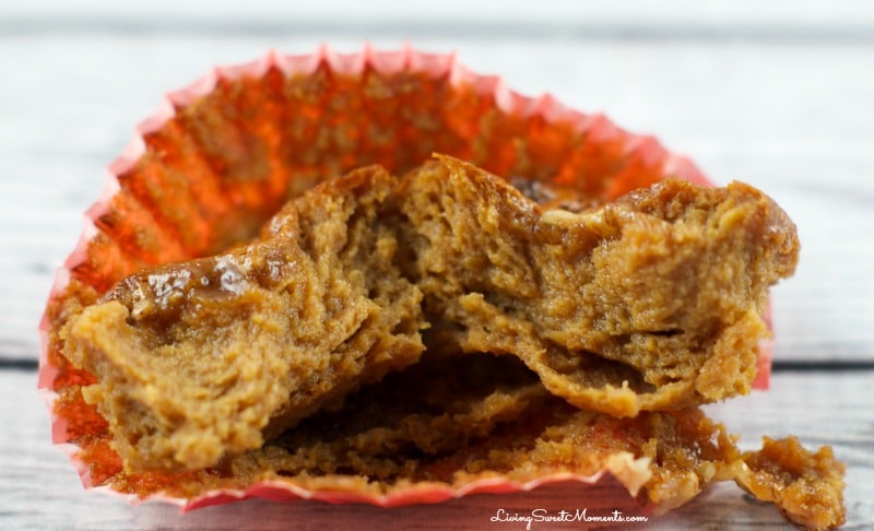 Banana Caramel Muffins - Gluten free muffins made in the blender! Just 5 ingredients are needed to make the moistest and most delicious muffins you will ever try.