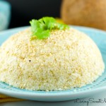 Quinoa Coconut Sticky Rice - It's a delicious combination of Quinoa and Coconut with a "sticky rice" consistency. Delicious and perfect quick side dish to any meal.