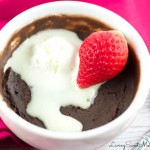 These delicious Skinny Mug Brownies have less than 100 calories each and are made in the microwave in just 1 minute