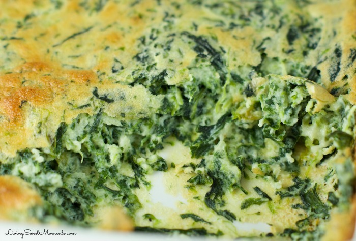 Spinach Souffle Recipe - This easy weeknight side dish is very easy to make and delicious. The perfect Spring recipe to bake in the oven and entertain with. 