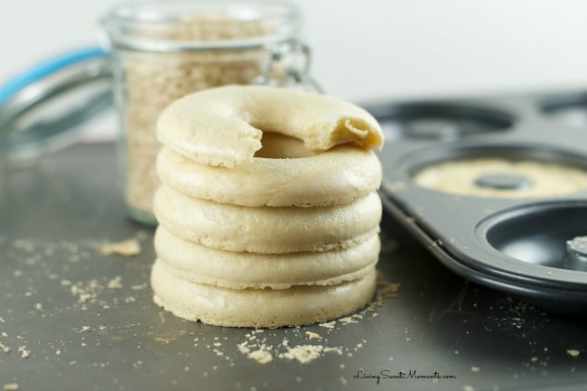 brown rice cakes recipe - These easy to make baked brown rice cakes are delicious, healthy and made in a fun way to get kids to kids to eat them as a snack.