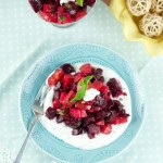 Roasted Beet Salad With Mint Yogurt - Delicious roasted beets tossed in a mustard balsamic vinaigrette and served with mint yogurt. Simple yet elegant salad