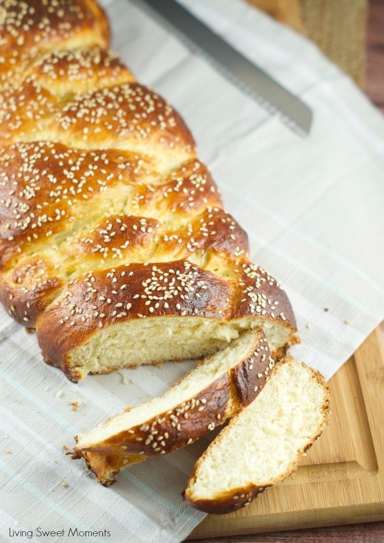 Challah Bread - This easy to make eggy, delicious challah bread is the perfect to eat out of the oven but also makes amazing french toast the next day. Yum