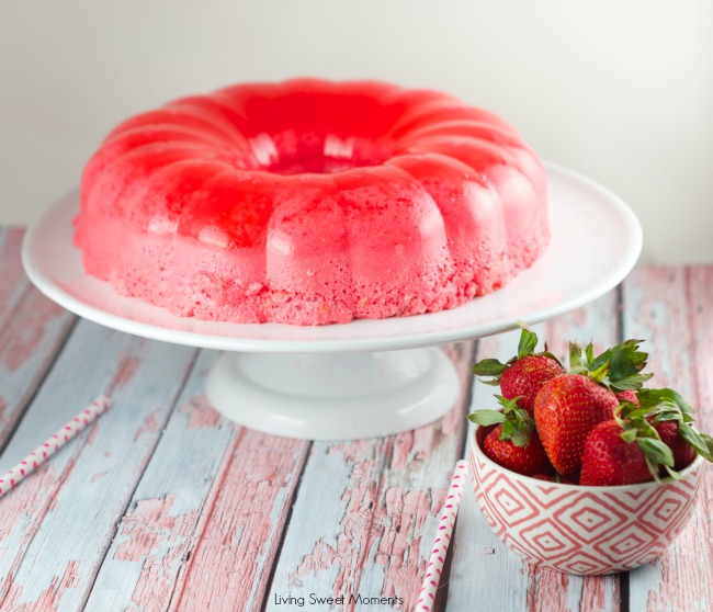 Bee Sweet - Jelly cake with banana and strawberry - rednur.com