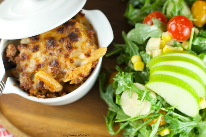 Apple And Tomato Arugula Salad: delicious summer salad with tomatoes, arugula, corn, apple and hearts of palm tossed with a homemade Mustard Vinaigrette.