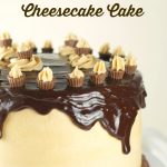 Chocolate Peanut Butter Cheesecake Cake - This is amazing cake features 2 chocolate cakes, a peanut butter cheesecake all covered in peanut butter buttercream and drizzled with chocolate ganache. The ultimate dessert. Find more at www.livingsweetmoments.com
