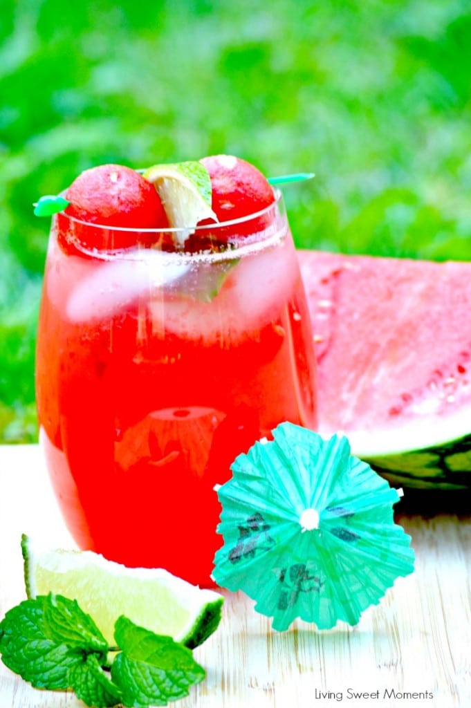 Refreshing Watermelon Mojitos - Living Sweet Moments