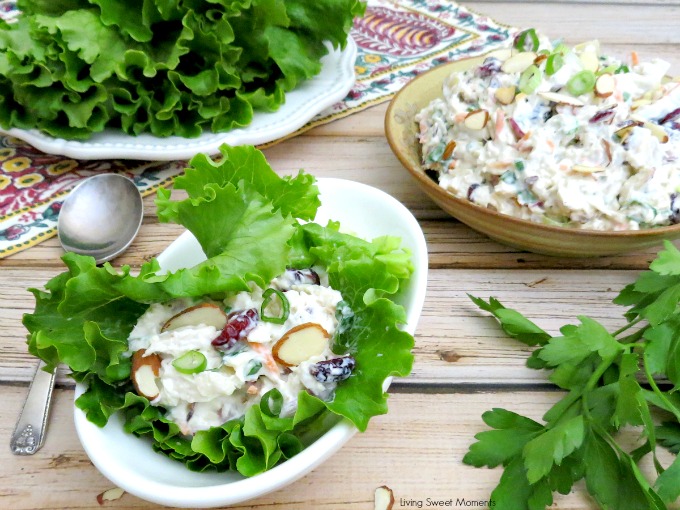 Balsamic Chicken Salad - this easy summer recipe can be enjoyed in a sandwich or alone. Perfect for a quick lunch and a great way to use leftover chicken.