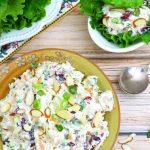 Balsamic Chicken Salad - this easy summer recipe can be enjoyed in a sandwich or alone. Perfect for a quick lunch and a great way to use leftover chicken.