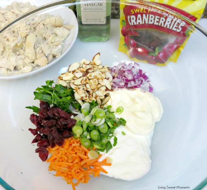 Balsamic Chicken Salad - this easy summer recipe can be enjoyed in a sandwich or alone. Perfect for a quick lunch and a great way to use leftover chicken.